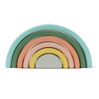 Wonder and Wise Rainbow Nesting Blocks