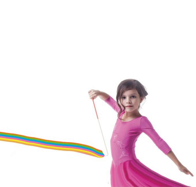 Rainbow Ribbon Dancer Wand