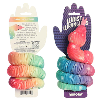 Wrist Wrangler Snake Plush - Rainbow Dreams