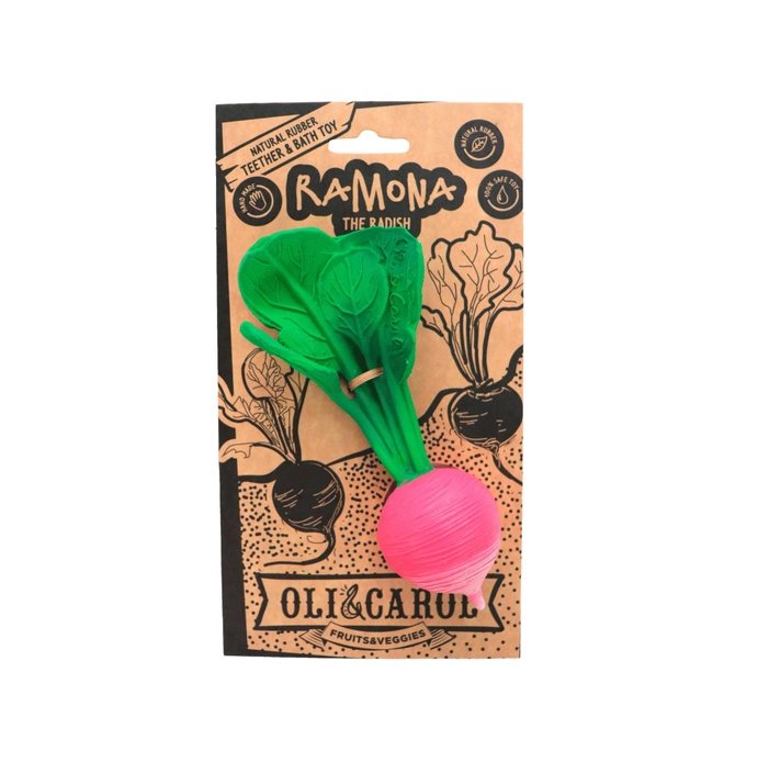 Ramona the Radish Bath & Teether Toy