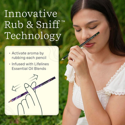 Lifelines Rub & Sniff Scented Colored Pencils
