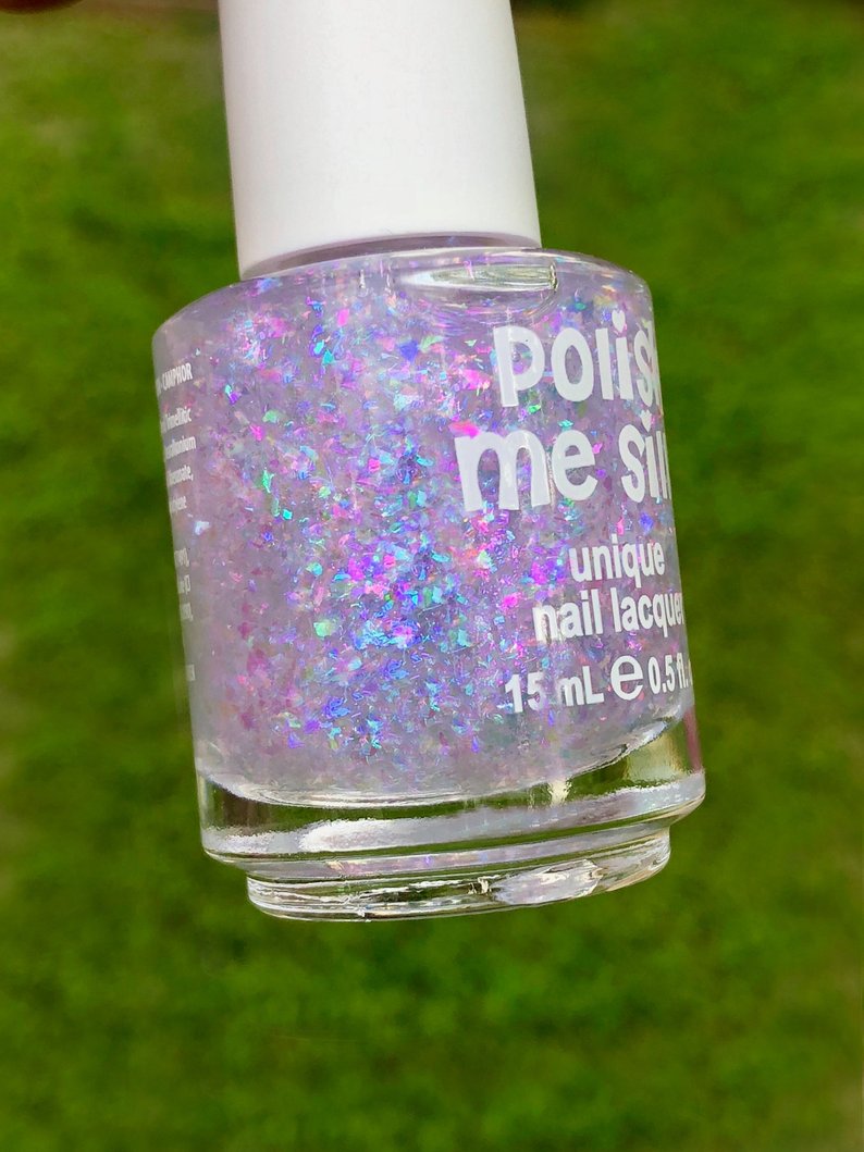 Glow Girl: Unicorn Glow Collection FLAKIE Topcoats Nail Polish