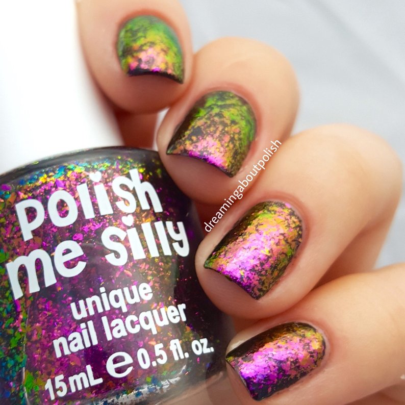 Jinx- FLAKIE Topcoat Multi-Color Shifting Polish