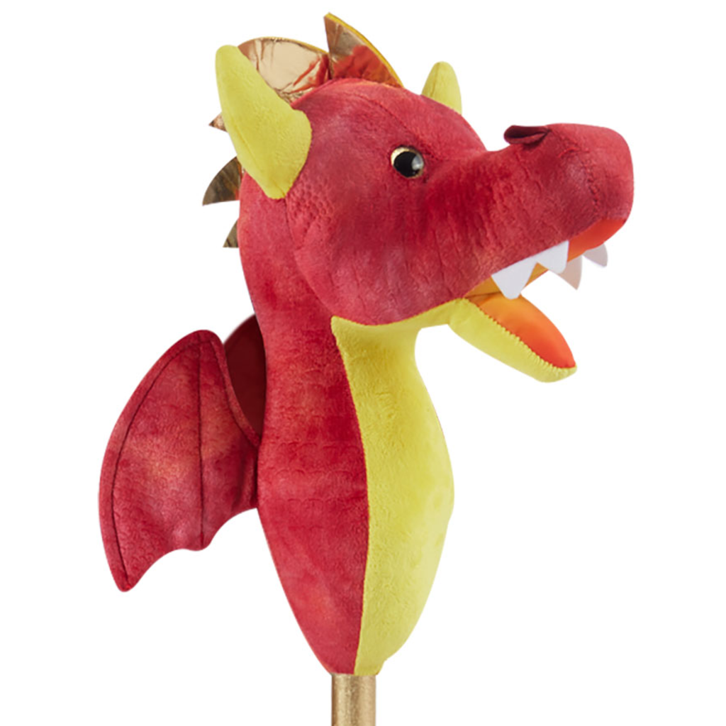 Flaming Dragon with Lights and Sounds Stick Horse