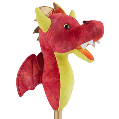 Flaming Dragon with Lights and Sounds Stick Horse