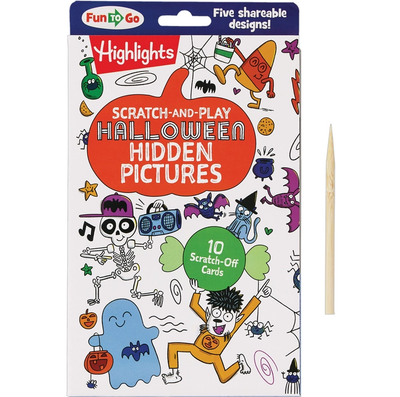 Highlights Scratch and Play Halloween Hidden Pictures