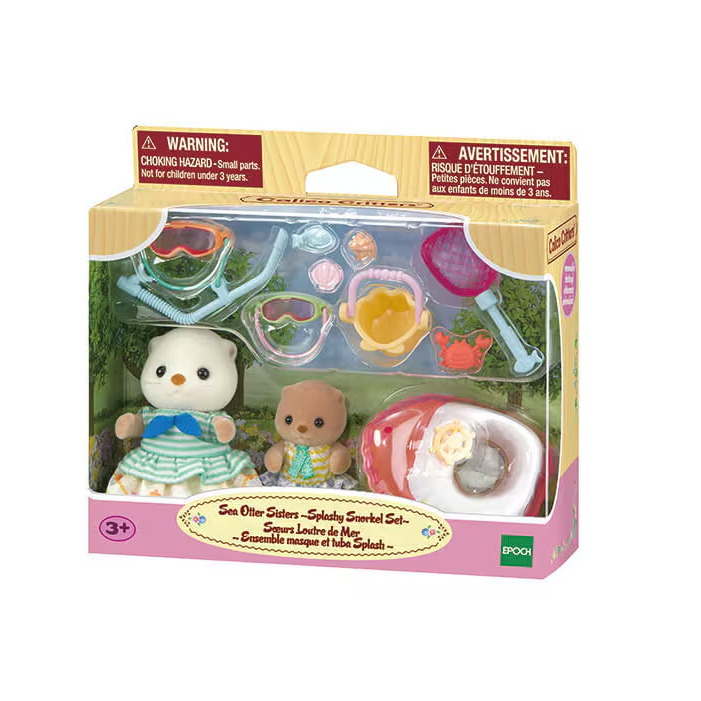 Calico Critters Sea Otter Splashy Snorkel Set
