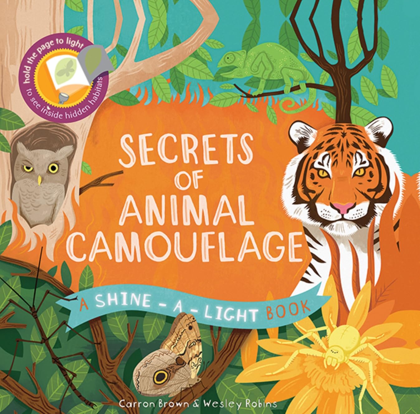 Secrets of Animal Camouflage Shine-A-Light Book
