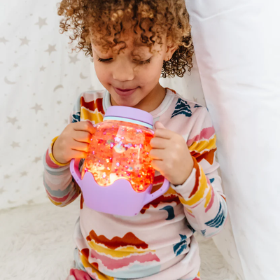 Sensory Play Jar Purple
