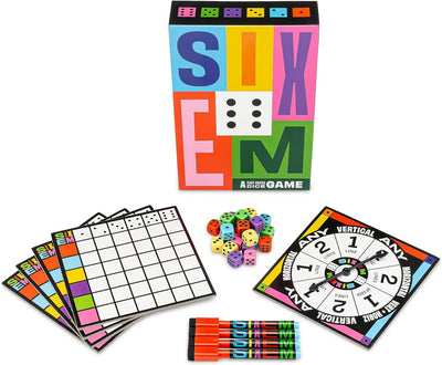 SIXEM: The Ultimate Race-to-Win Dice Game – Colorful, Fast-Paced Fun Ages 10+