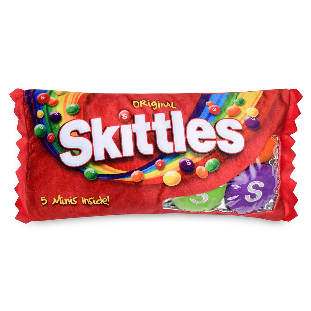 Skittles Packaging Fleece Plush and Minis