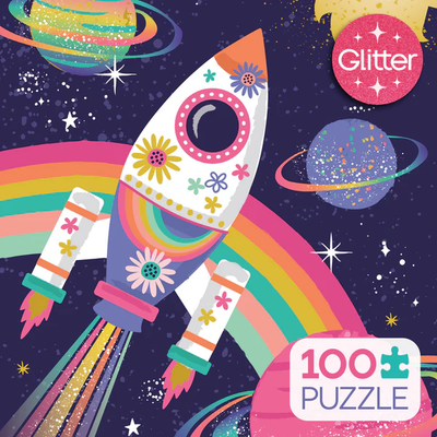 100 Pc Glitter Space Dust Puzzle