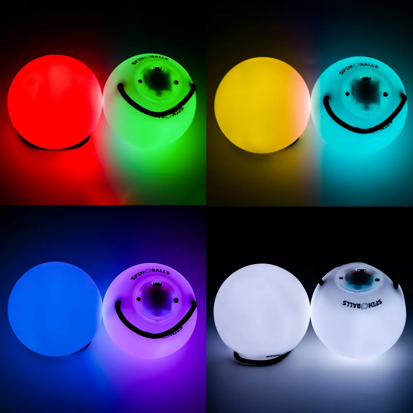 Spinballs Glow.0 Rechargeable LED Poi Kit