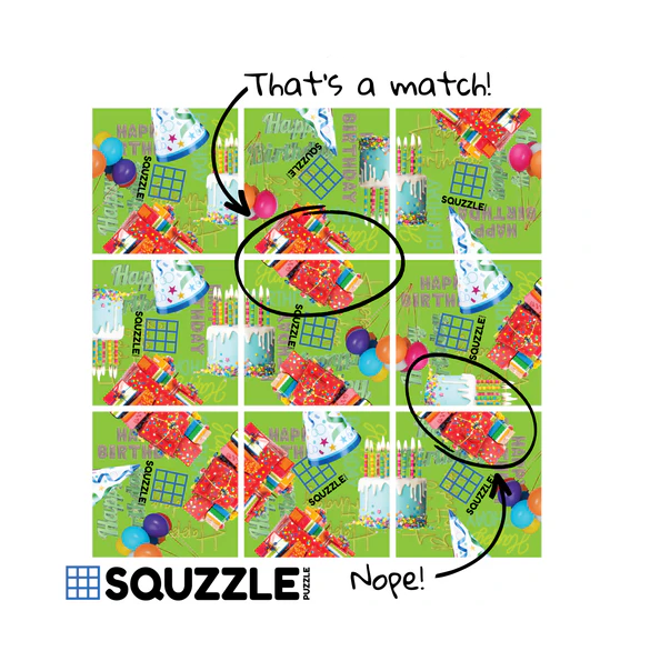 Squzzle Puzzle Happy Birthday