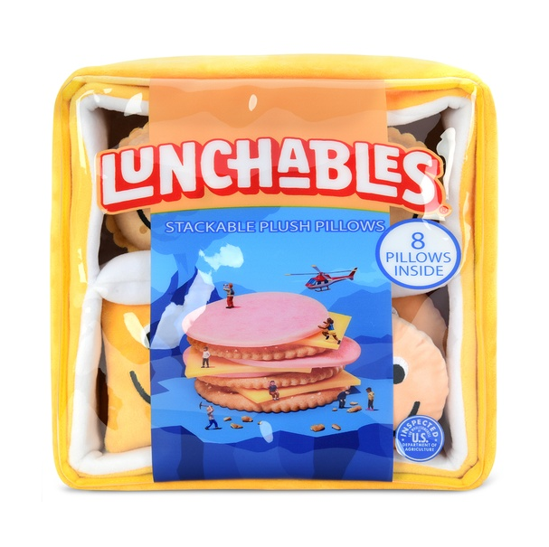 Lunchables Turkey and Cheese Packaging Plush