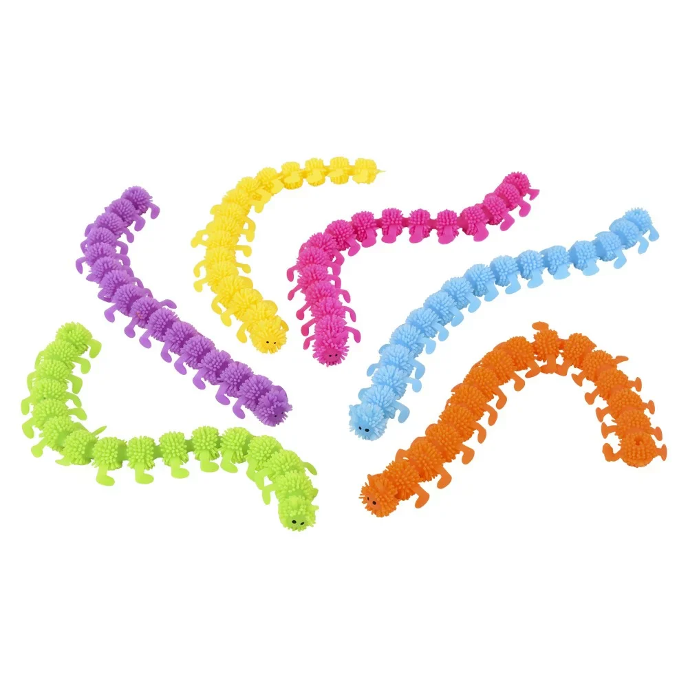 9.5" Stretchy String Caterpillar Sensory Toy