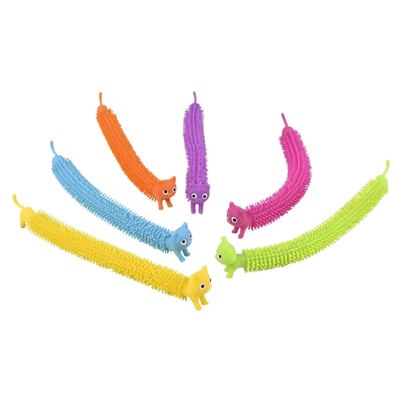 7.25" Stretchy String Cat Sensory Toy