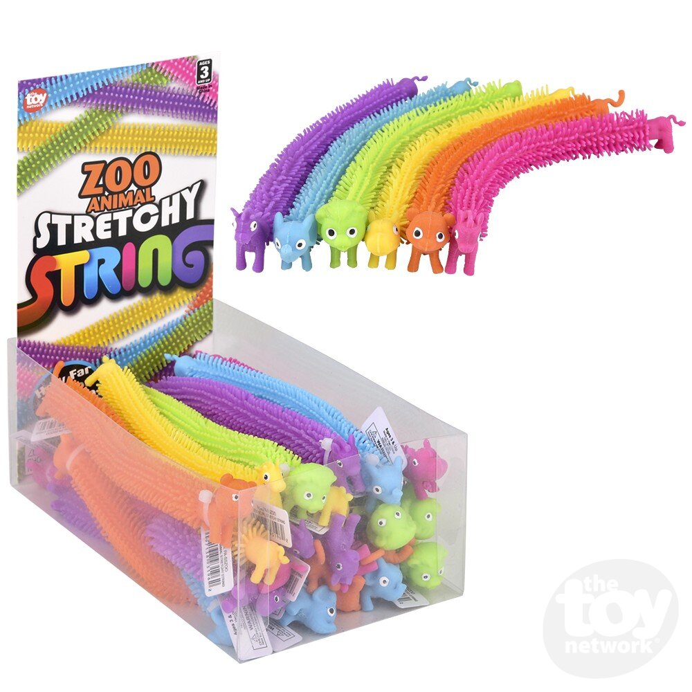 7.25" Stretchy String Zoo Animals Sensory Toy