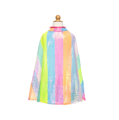 Stripy Sequins Cape Size 4-6