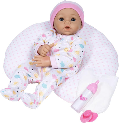 Sunshine Pink 7 Piece Baby Doll Feeding Gift Set