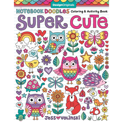 Notebook Doodles Super Cute Coloring Book