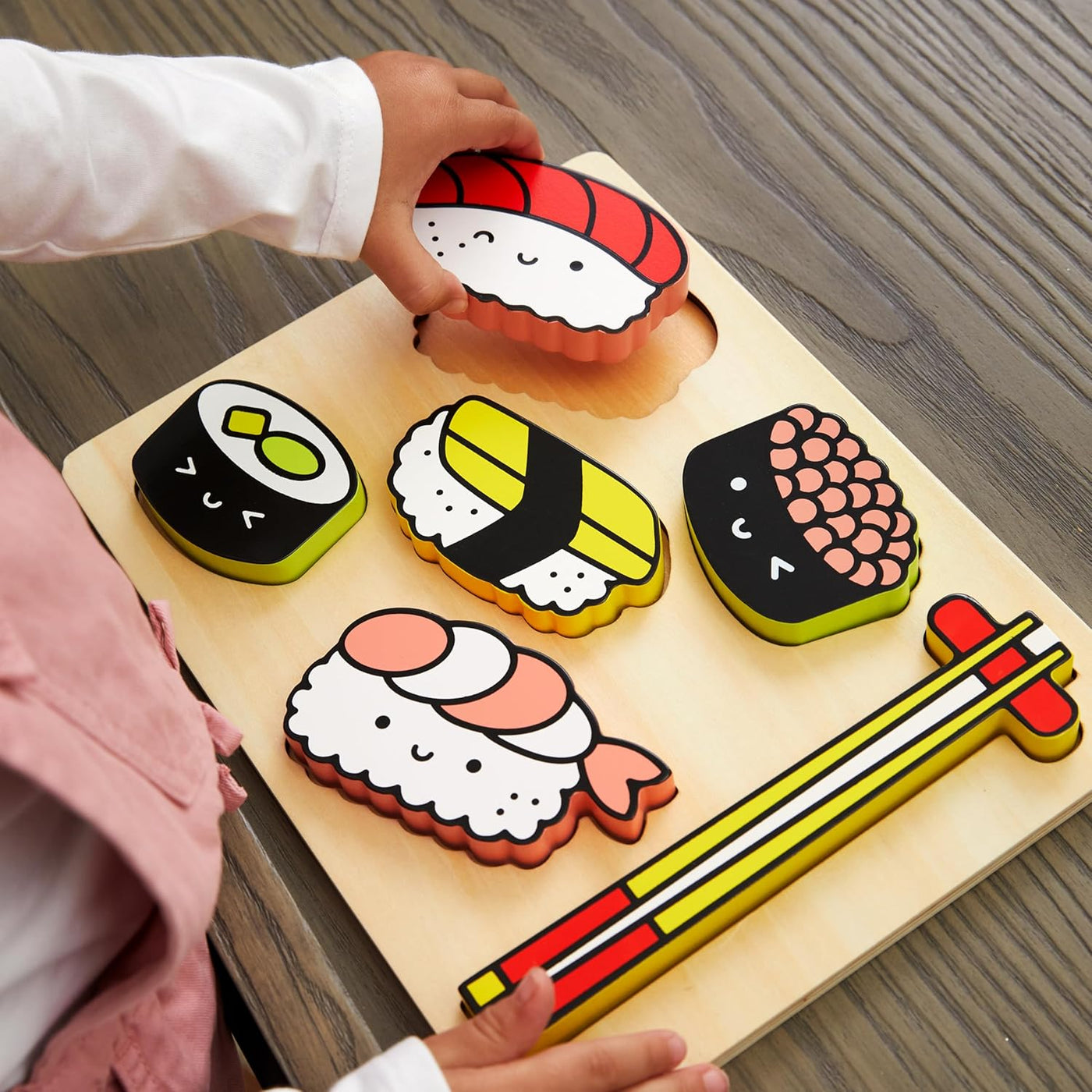 Sushi Friends Wooden Tray Friends