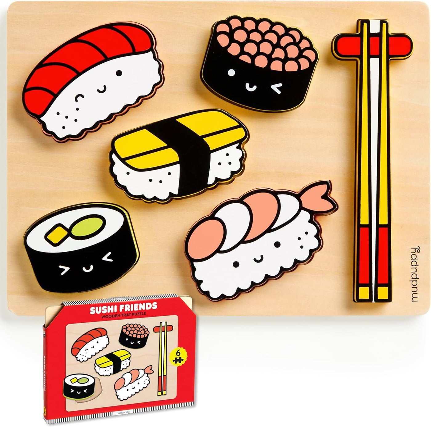 Sushi Friends Wooden Tray Friends