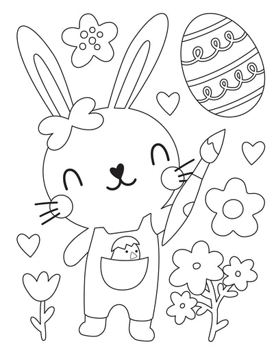 Sweet Easter Coloring Book