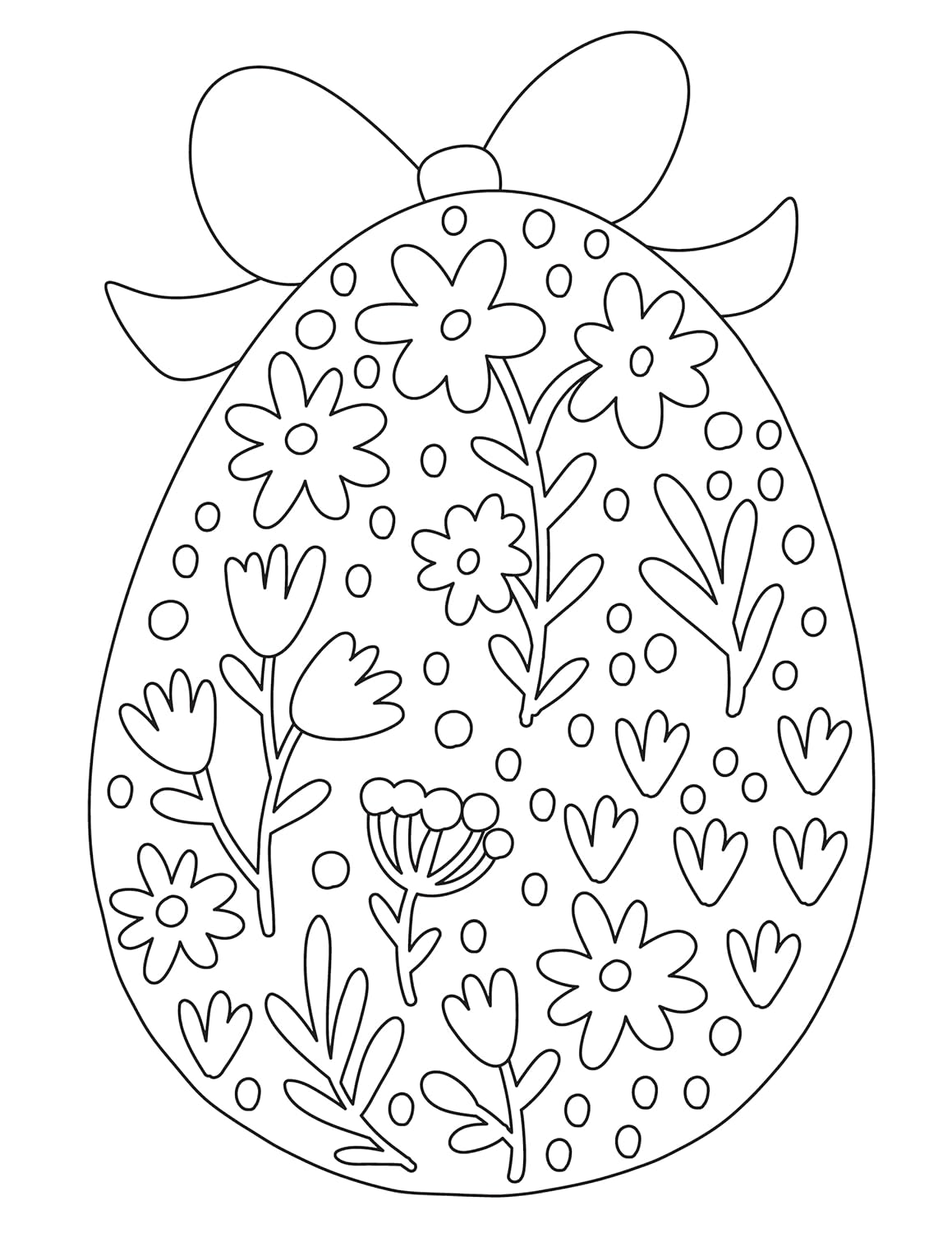 Sweet Easter Coloring Book