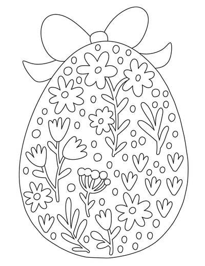 Sweet Easter Coloring Book