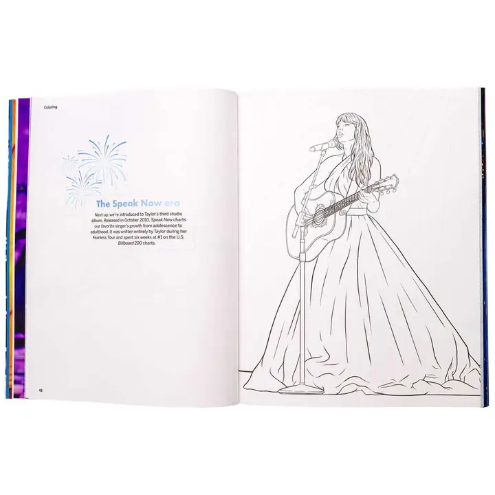 Taylor Swift Coloring & Activity Book Tour Edition