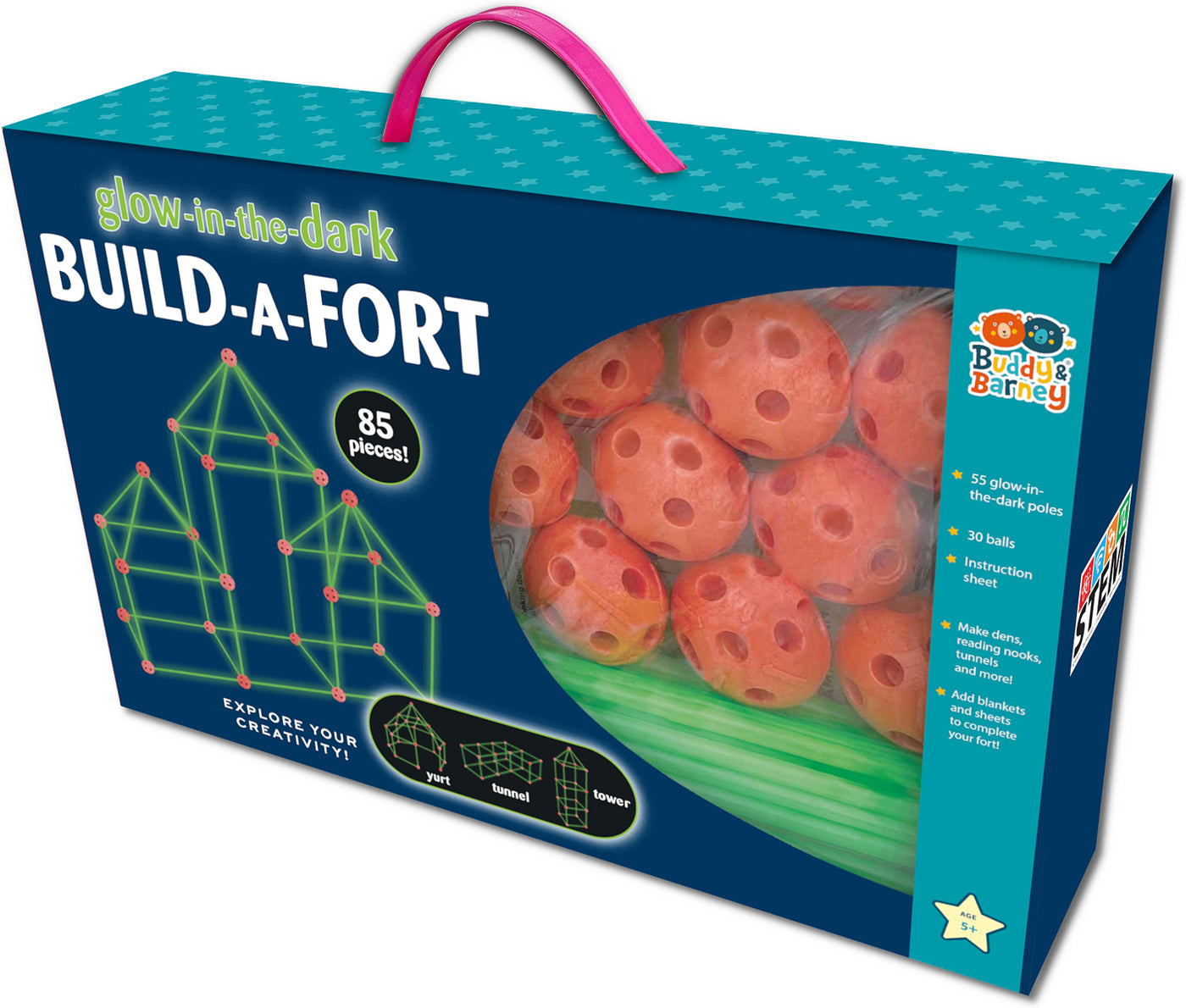 Glow in the Dark Build a Fort