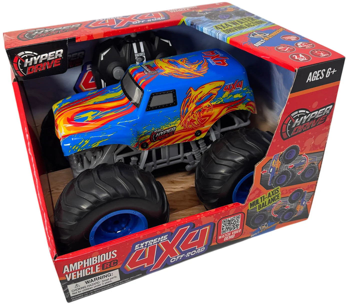 Hyper Drive Extreme 4x4 Amphibious Vehicle RC – The Toy Shoppe Northport