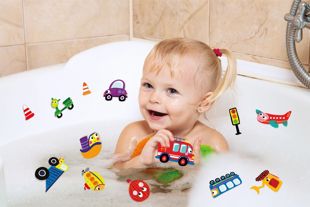 Things That Go Bath Time Stickers