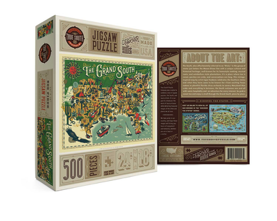 The Grand South Map 500 Piece Puzzle