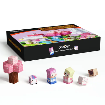 GobiDex Unicorn Magnetic Building Cubes 48 Pc Set