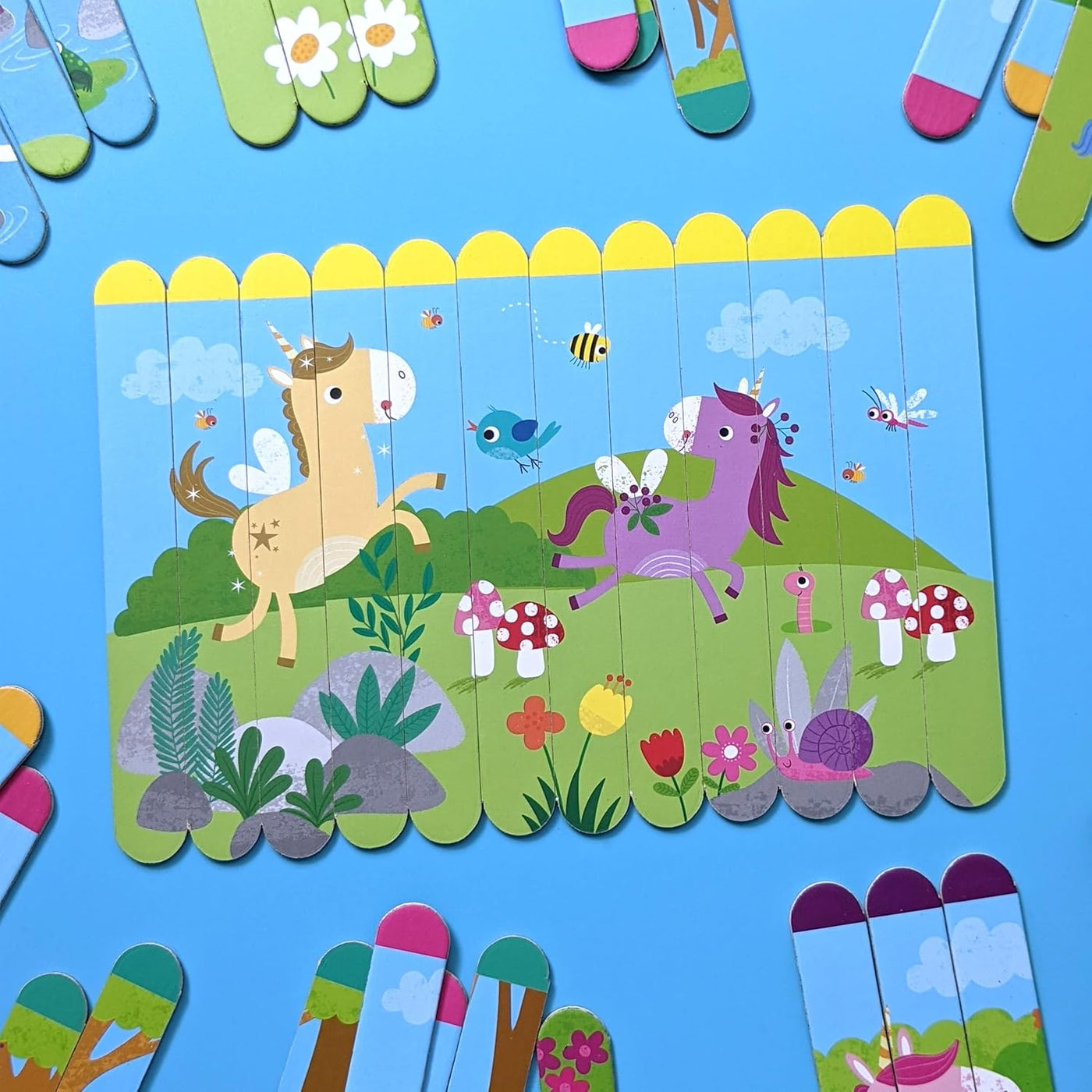 Unicorn Puzzle Sticks