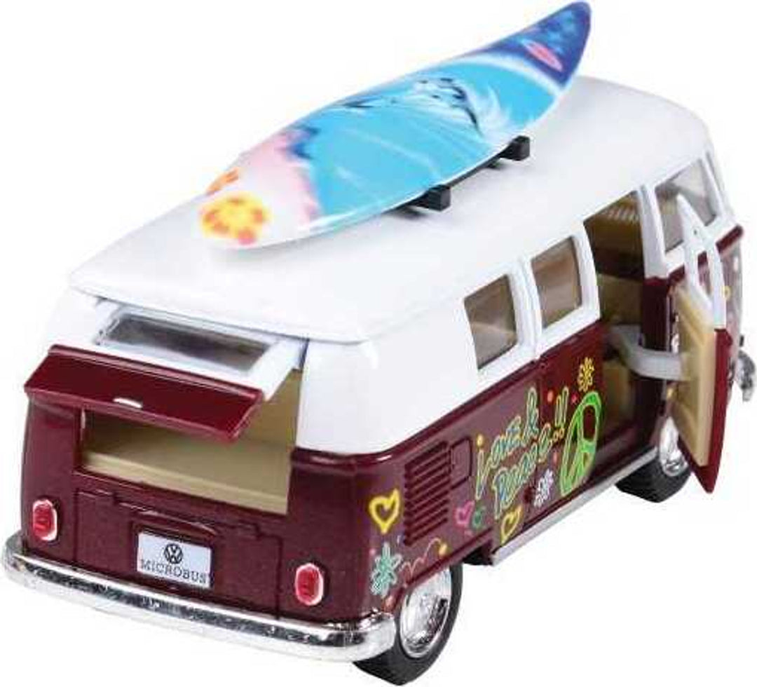 Classic VW Bus with Surfboard Pullback Die Cast – The Toy Shoppe