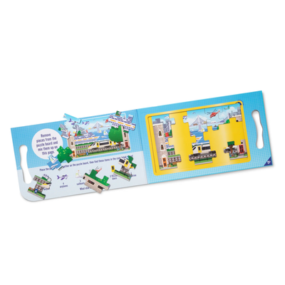 Magnetic Take-Along Jigsaw Puzzle - Vehicles