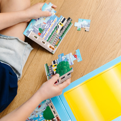 Magnetic Take-Along Jigsaw Puzzle - Vehicles