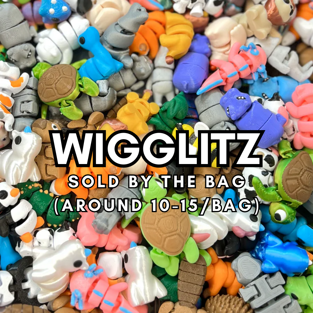 Wigglitz 3D Critters - Sold by the Bag