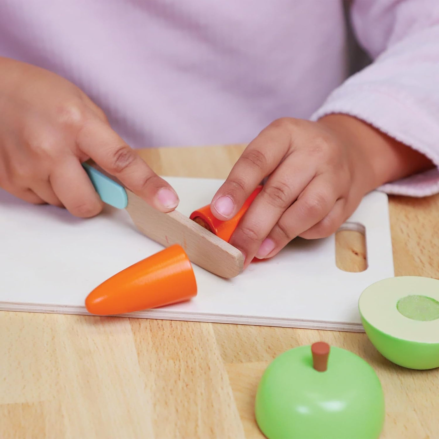 Wooden Cutting Food Playset