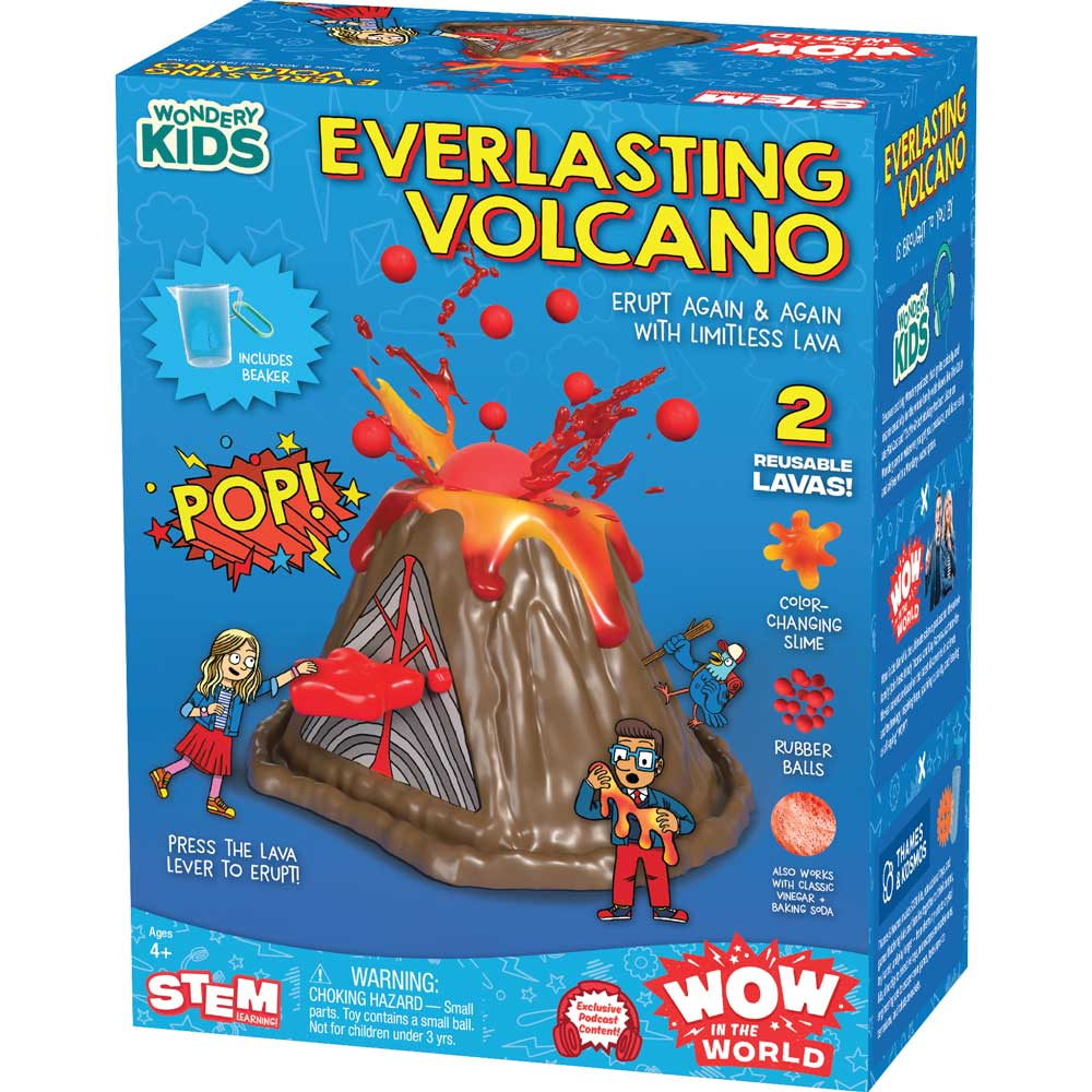 Wow in the World Everlasting Volcano