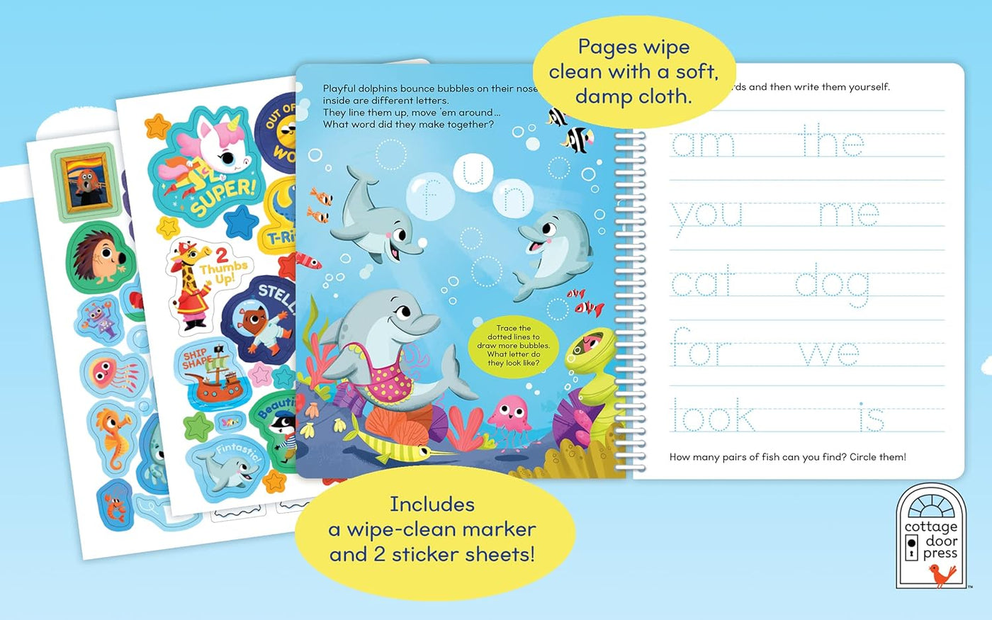 Write & Erase ABC & 123 Writing Activity Book
