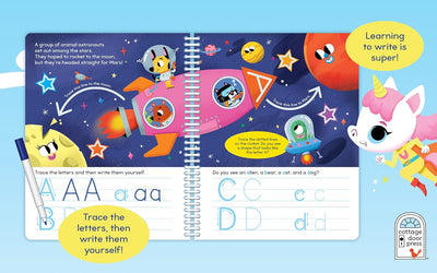 Write & Erase ABC & 123 Writing Activity Book