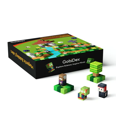 GobiDex ZomBlocks Magnetic Building Cubes 100 Pc Set