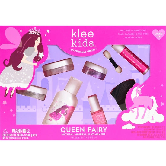 Klee Kids Natural Mineral Play Makeup 6-PC Queen Fairy Kit