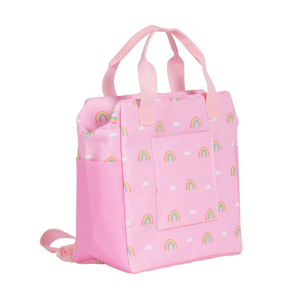 Rainbow Rose Diaper Backpack