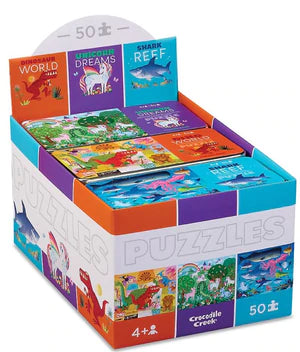 50-Piece Puzzle Tin Assortment- Pick Yours!