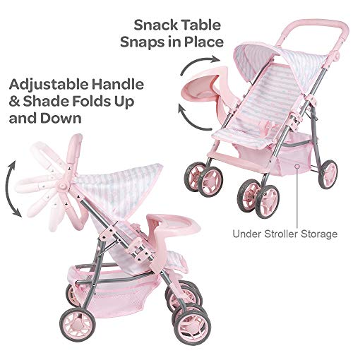 Pink Snack N Go Shade Stroller